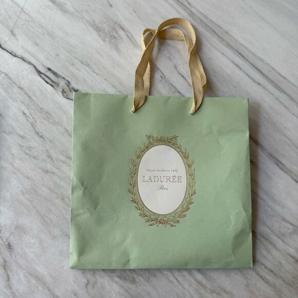 Set of 3 Authentic Laduree Paris bakery Paper Shopping Bags - Picture 4 of 11